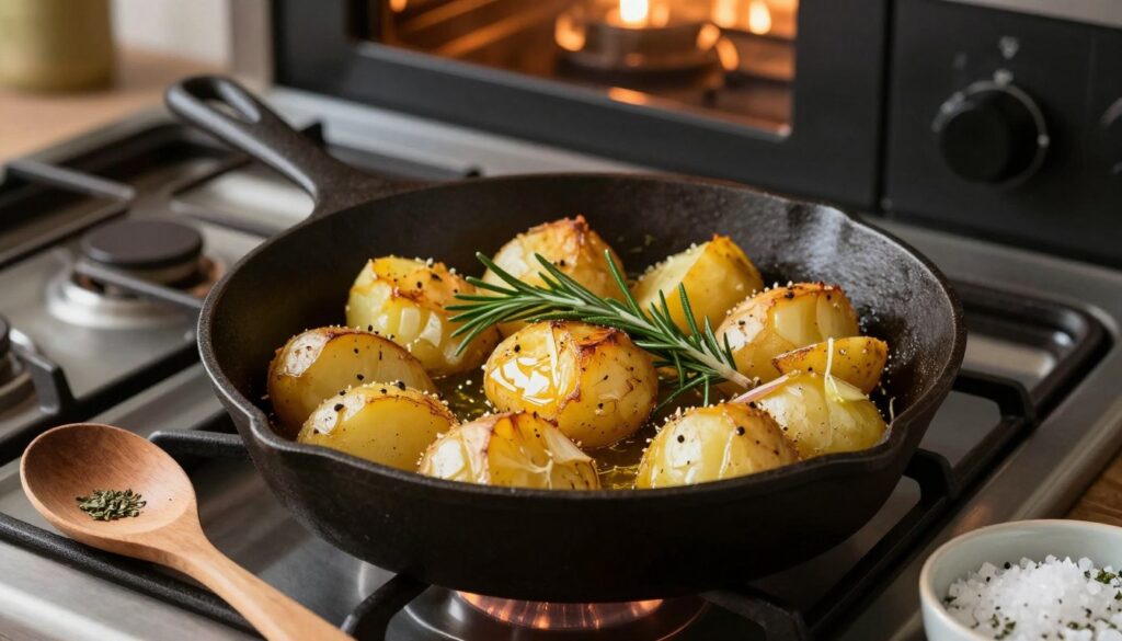 stovetop and oven potatoes