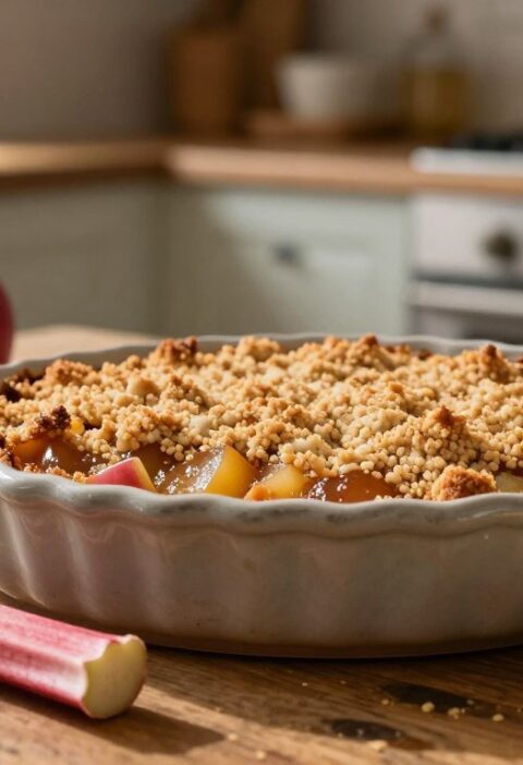 Mary Berry Apple And Rhubarb Crumble