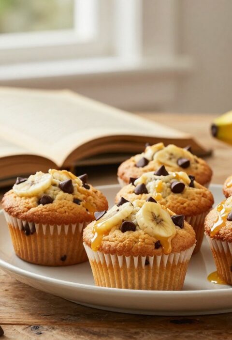 Mary Berry Banana Chocolate Chip Muffins
