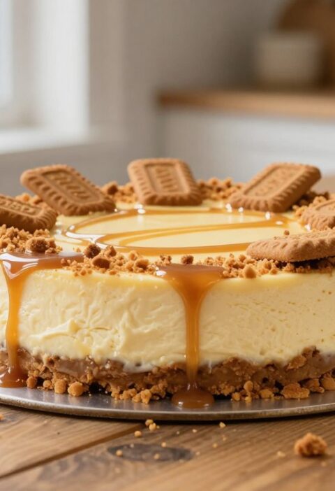 Mary Berry Biscoff Cheesecake