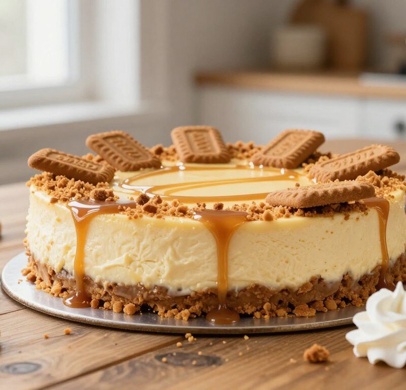 Mary Berry Biscoff Cheesecake