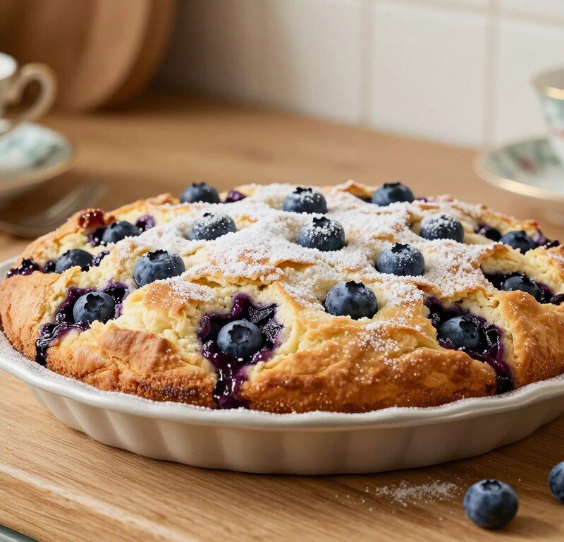 Mary Berry Blueberry Traybake