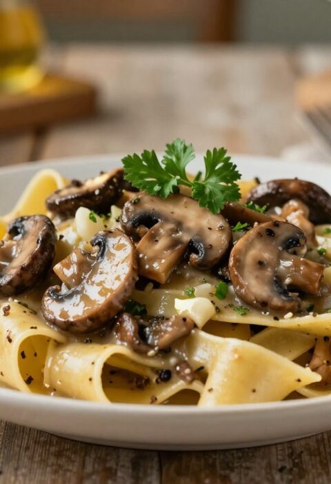 Mary Berry Mushroom Pappardelle