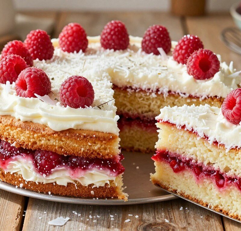 Mary Berry Raspberry And Coconut Cake