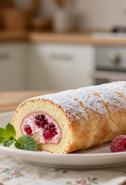 Mary Berry Raspberry Roulade