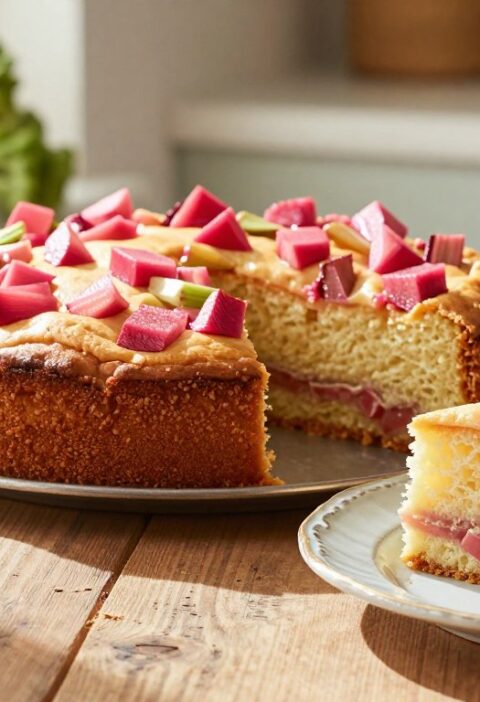 Mary Berry Rhubarb Cake