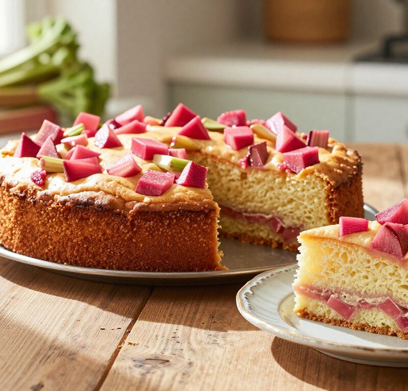 Mary Berry Rhubarb Cake