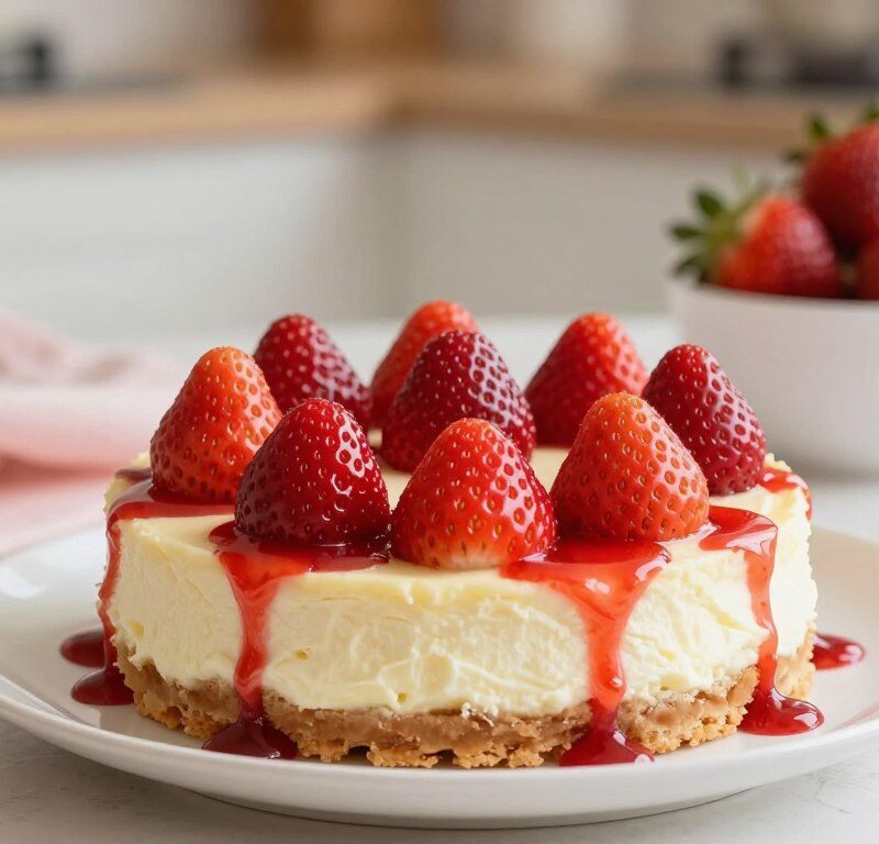 Mary Berry Strawberry Cheesecake