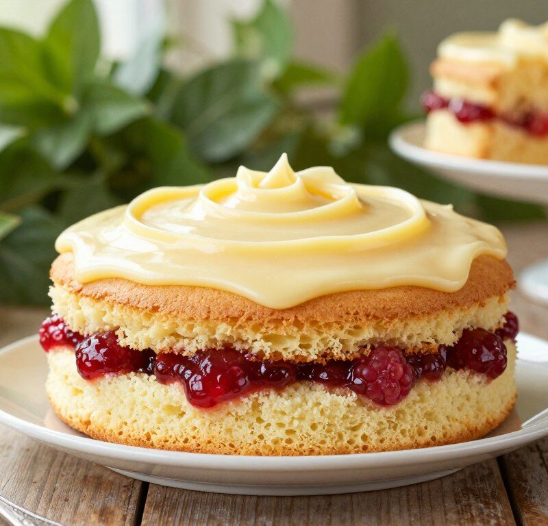 Mary Berry Victoria Sponge With Butter Icing