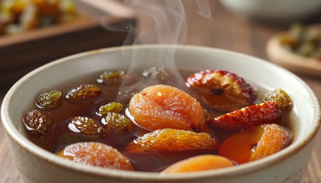 black tea soak fruit