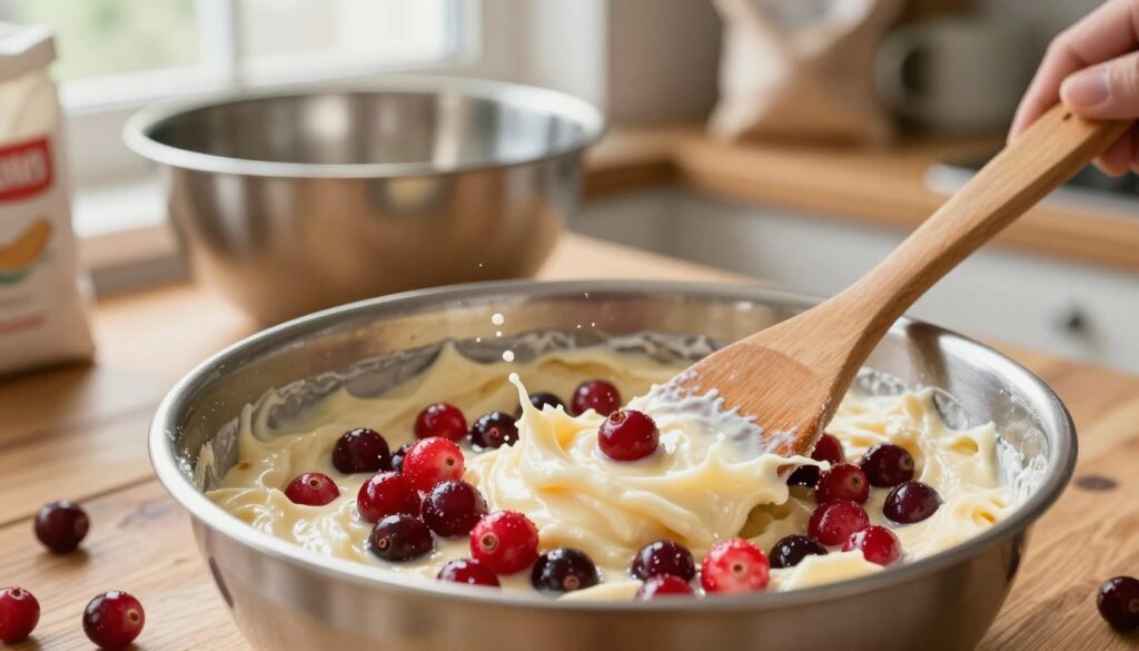 cranberries in batter cranberries in batter