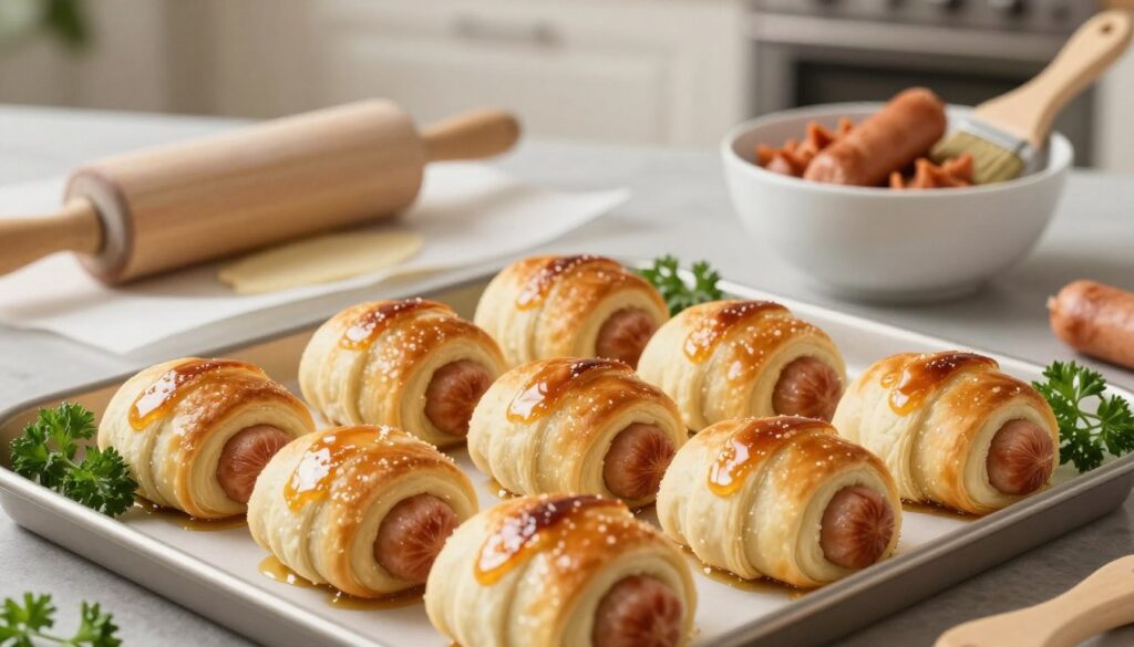 freezing sausage rolls