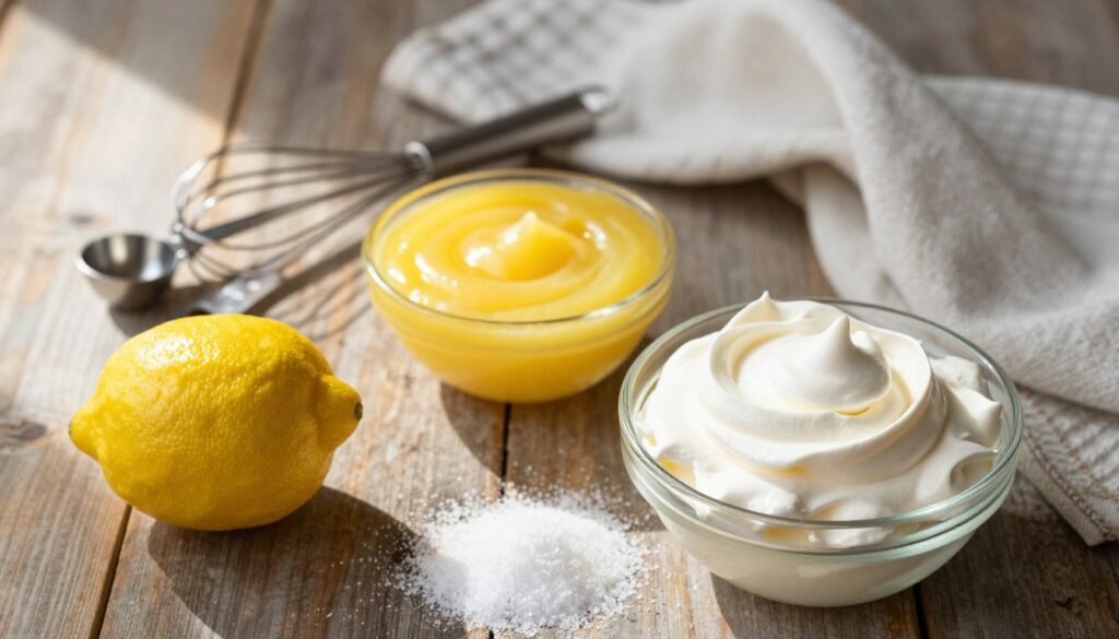 lemon meringue ingredients