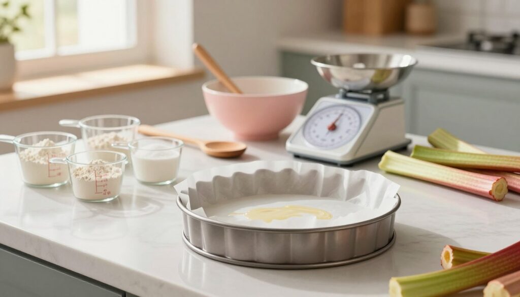 preparing cake tin preparing cake tin