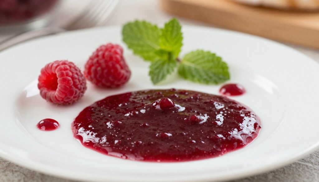 raspberry coulis
