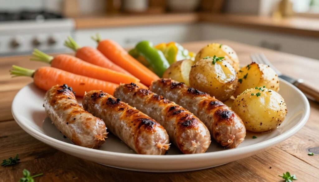 roasted sausage potato