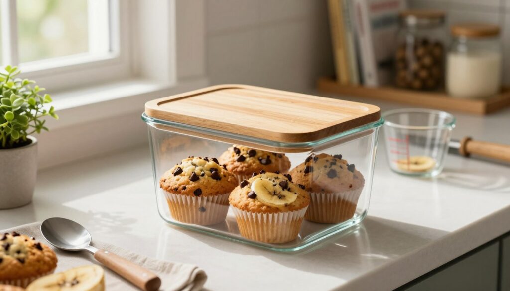 storing muffins storing muffins