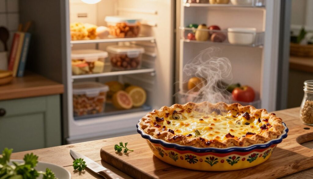 storing pie