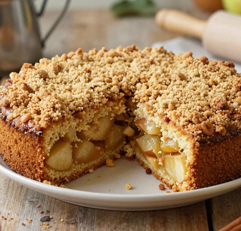Mary Berry Apple Crumble Cake