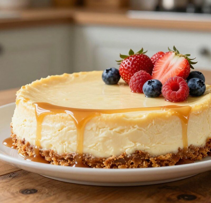 Mary Berry Baked Vanilla Cheesecake