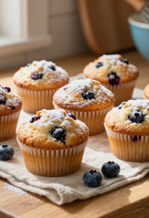 Mary Berry Blueberry Muffins