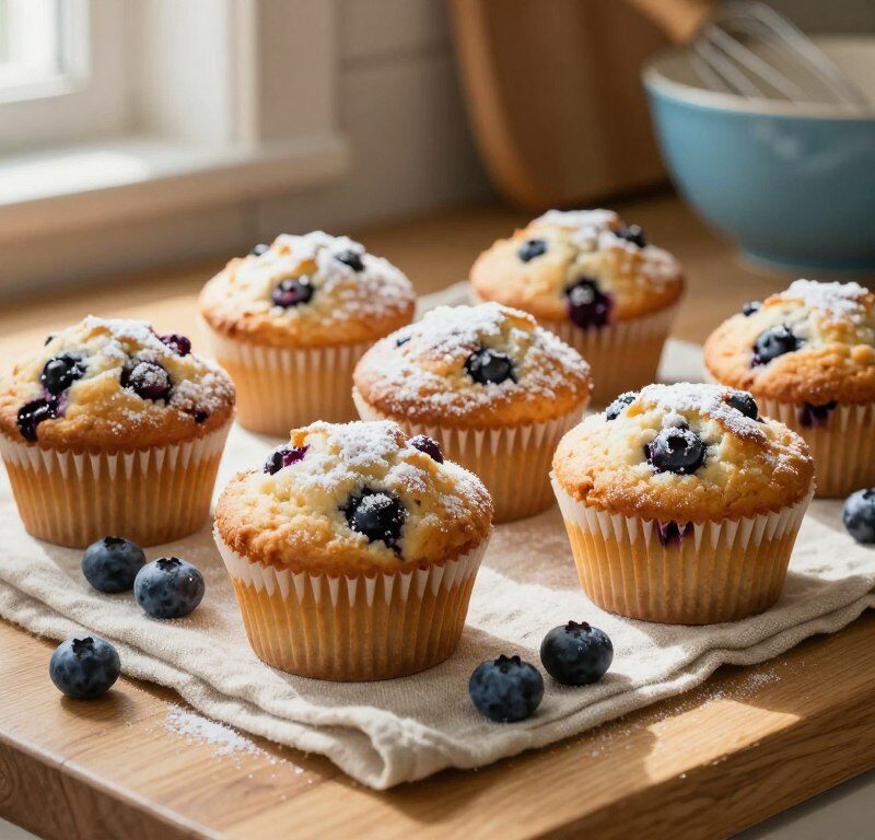 Mary Berry Blueberry Muffins
