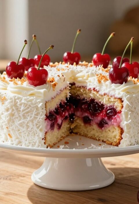 Mary Berry Coconut And Cherry Cake