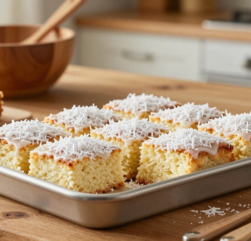 Mary Berry Coconut Tray Bake