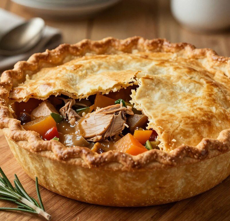 Mary Berry Leftover Turkey Pie
