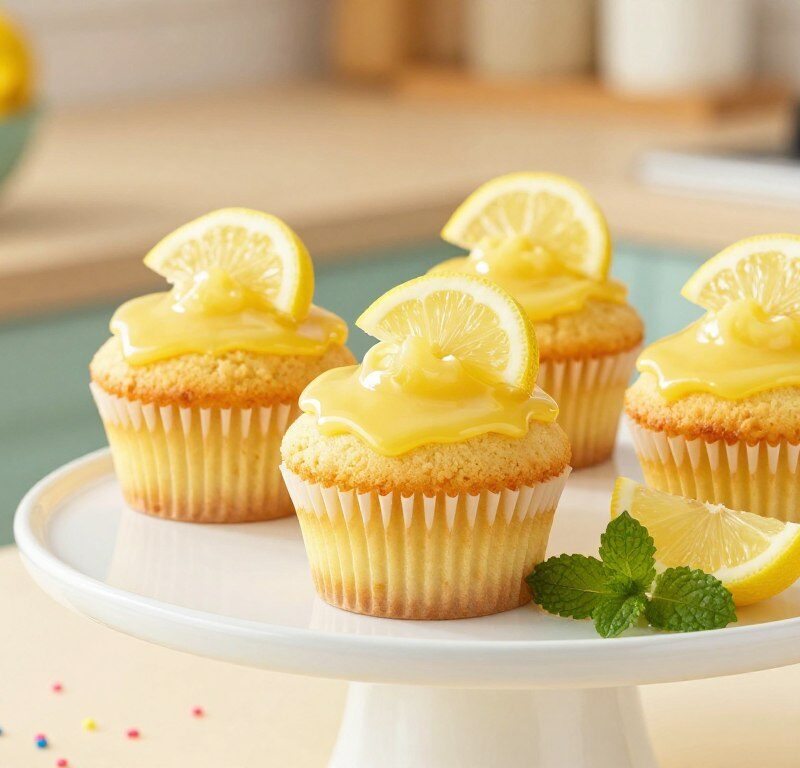 Mary Berry Lemon Drizzle Cupcakes