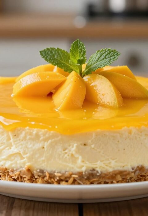 Mary Berry Mango Cheesecake