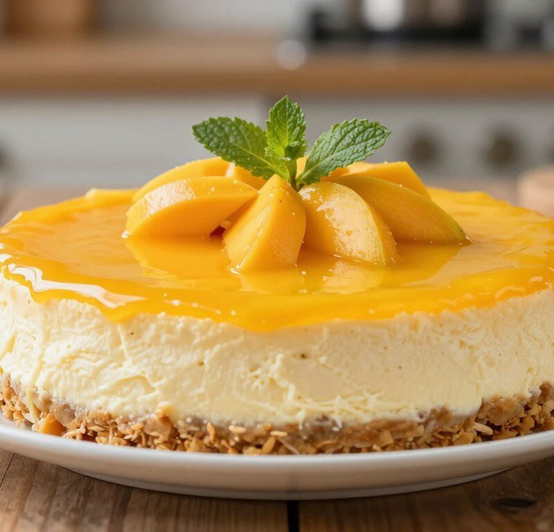 Mary Berry Mango Cheesecake