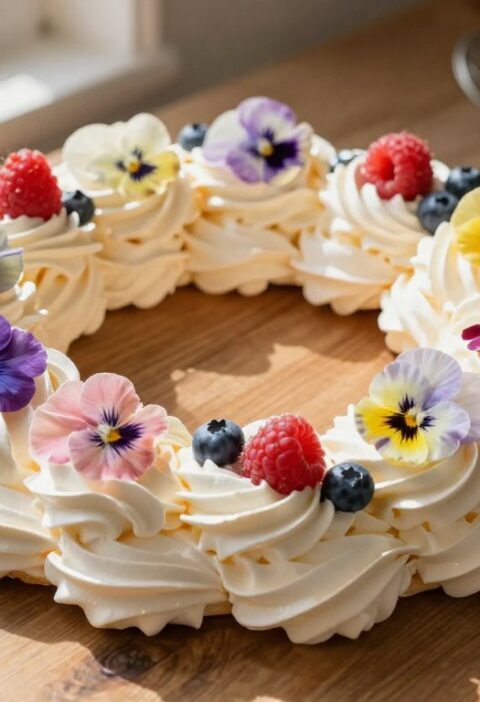 Mary Berry Meringue Wreath
