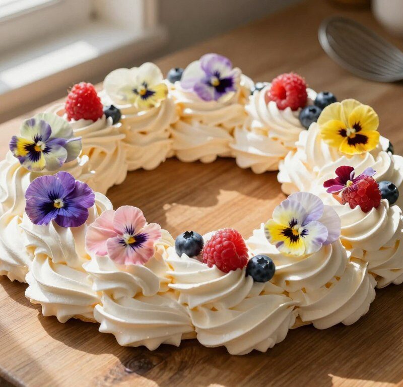 Mary Berry Meringue Wreath