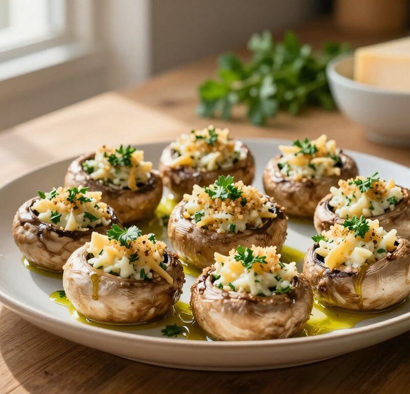 Mary Berry Stuffed Mushrooms