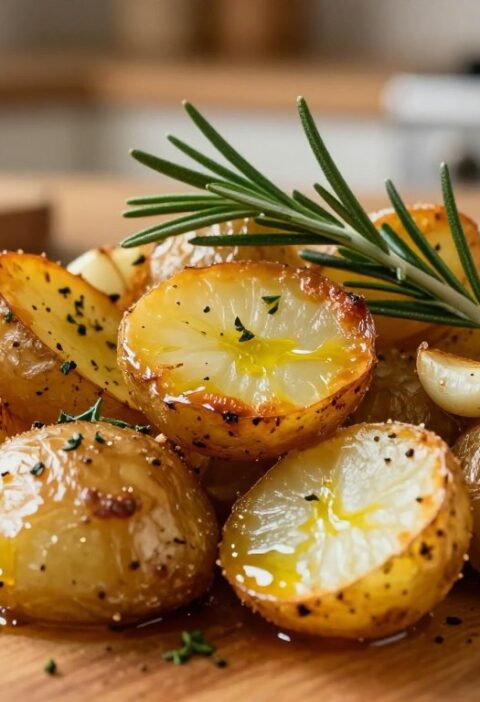Roast Potatoes With Garlic And Rosemary