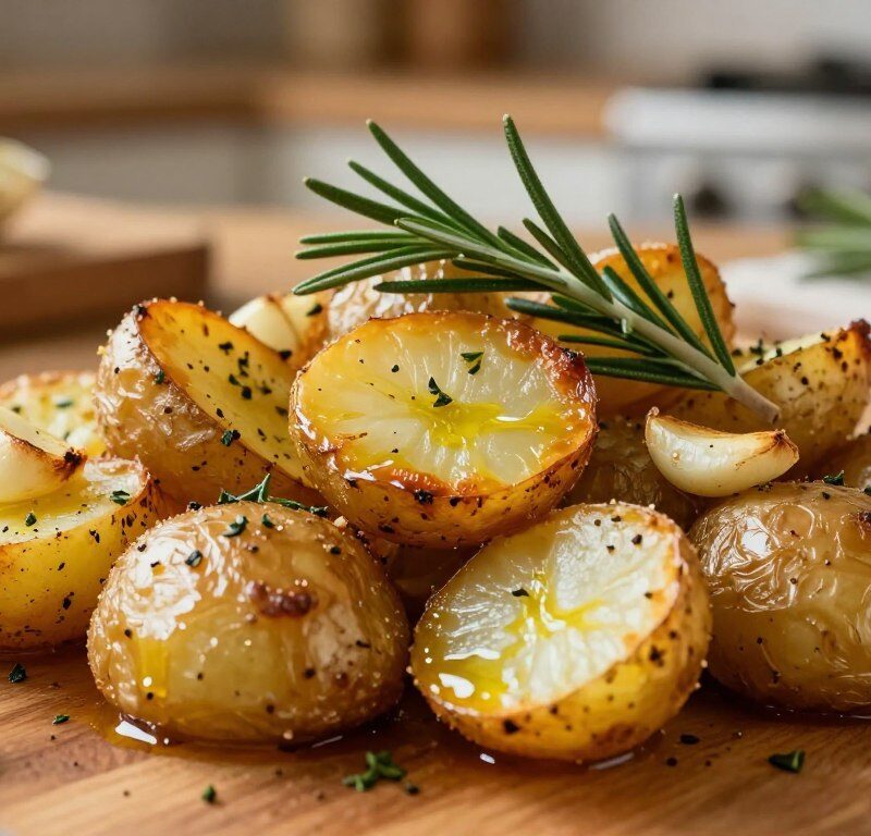Roast Potatoes With Garlic And Rosemary