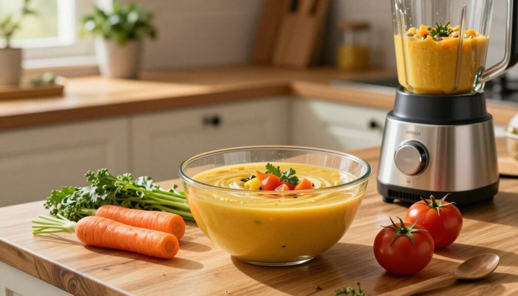 blender vegetables soup