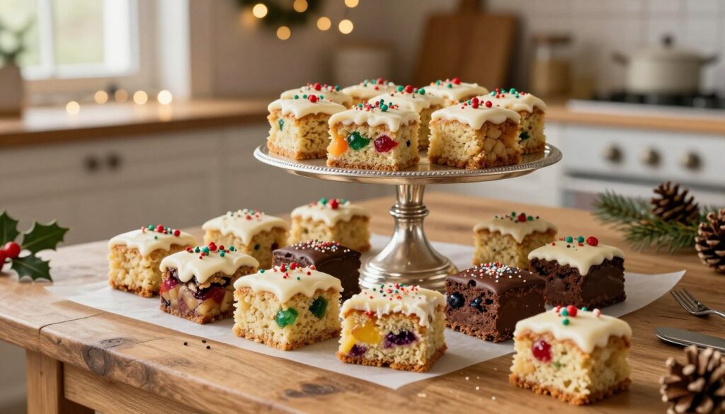 christmas cake bites