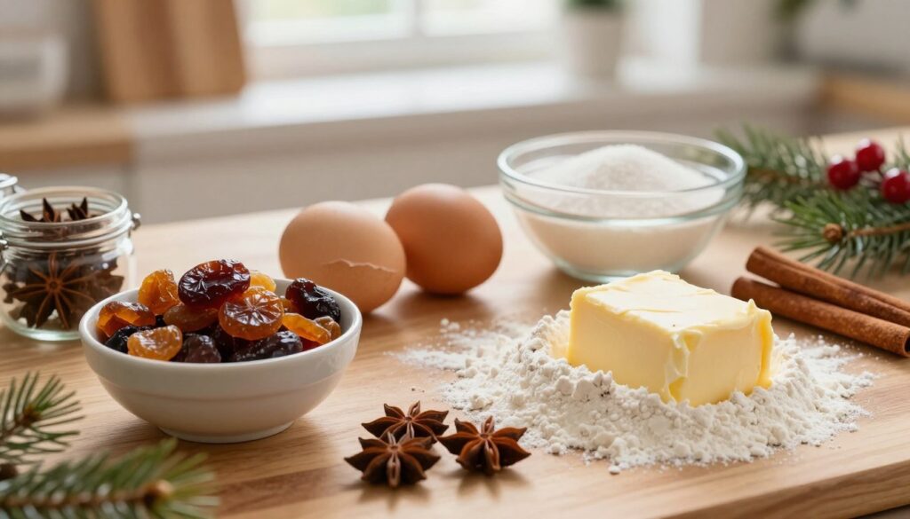 christmas cake ingredients