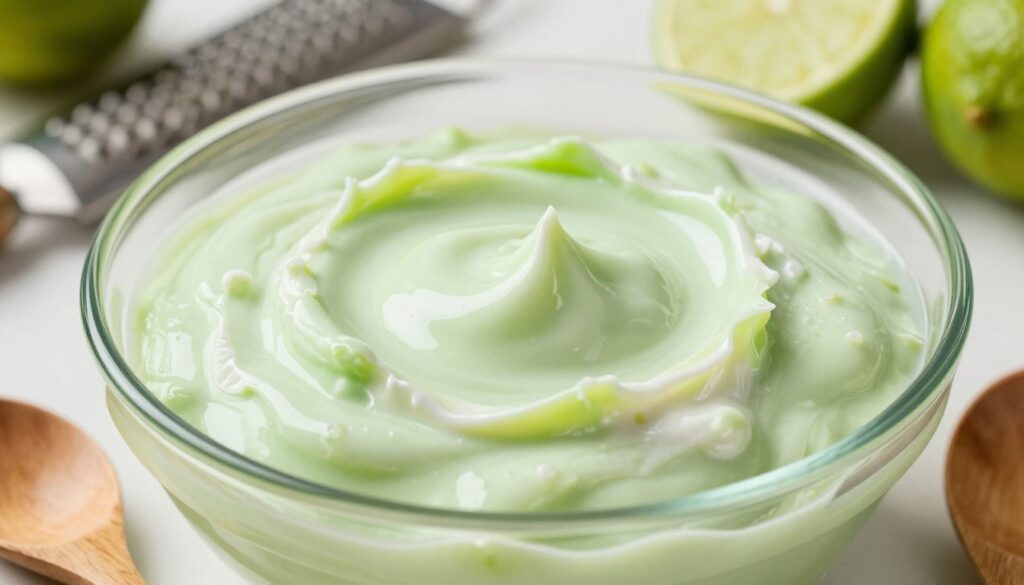 creamy lime filling