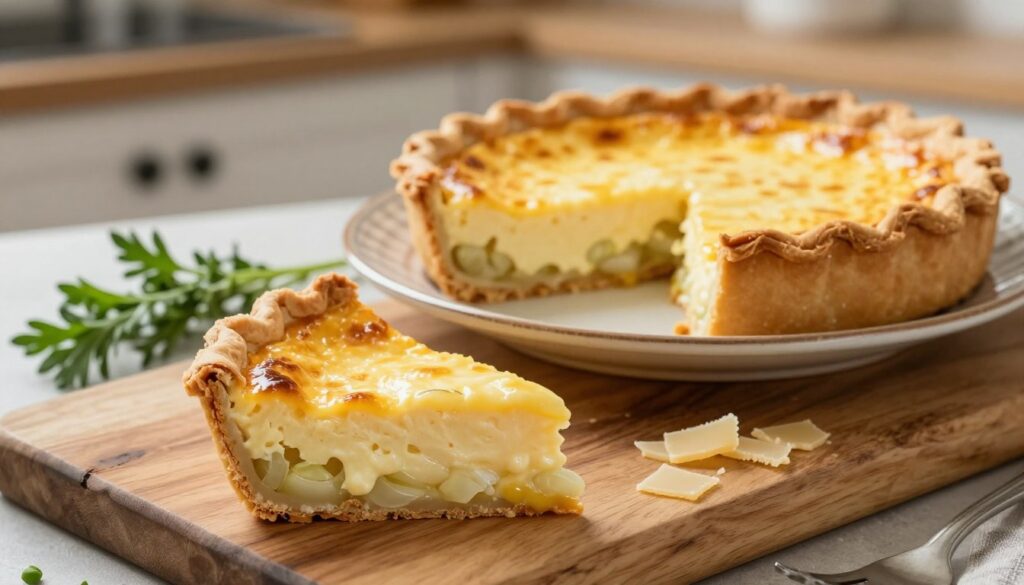 custard filling quiche