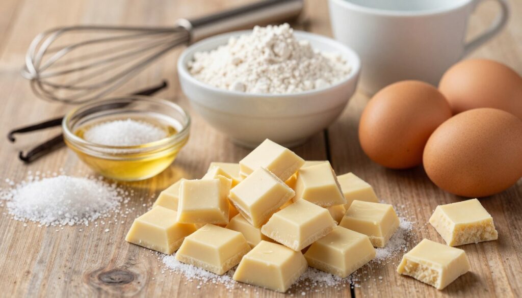 essential ingredients white chocolate