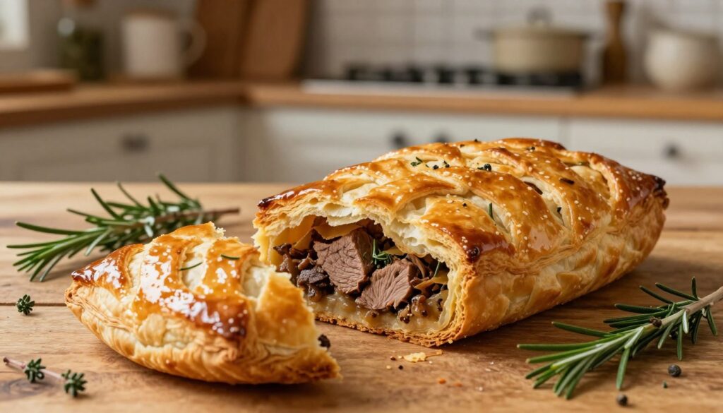 golden pastry crust