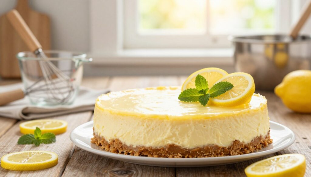 lemon cheesecake