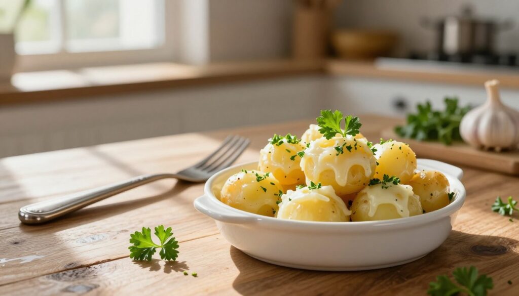 serving mini dauphinoise