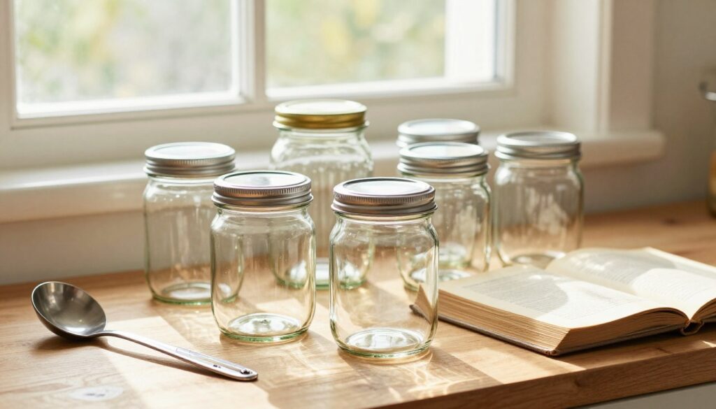 sterilising jars